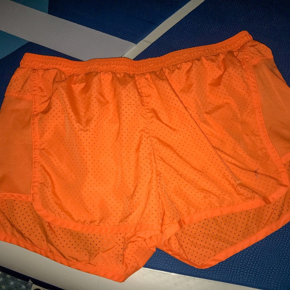 Neon Orange Active shorts